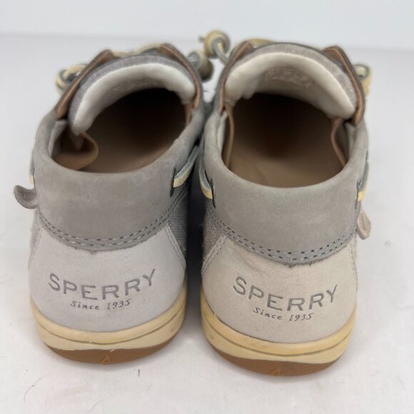 Sperry Womens STS95710 Ivyfish Gray Olive Top-Sider Canvas Size 6 M Boat Shoes - Picture 5 of 9